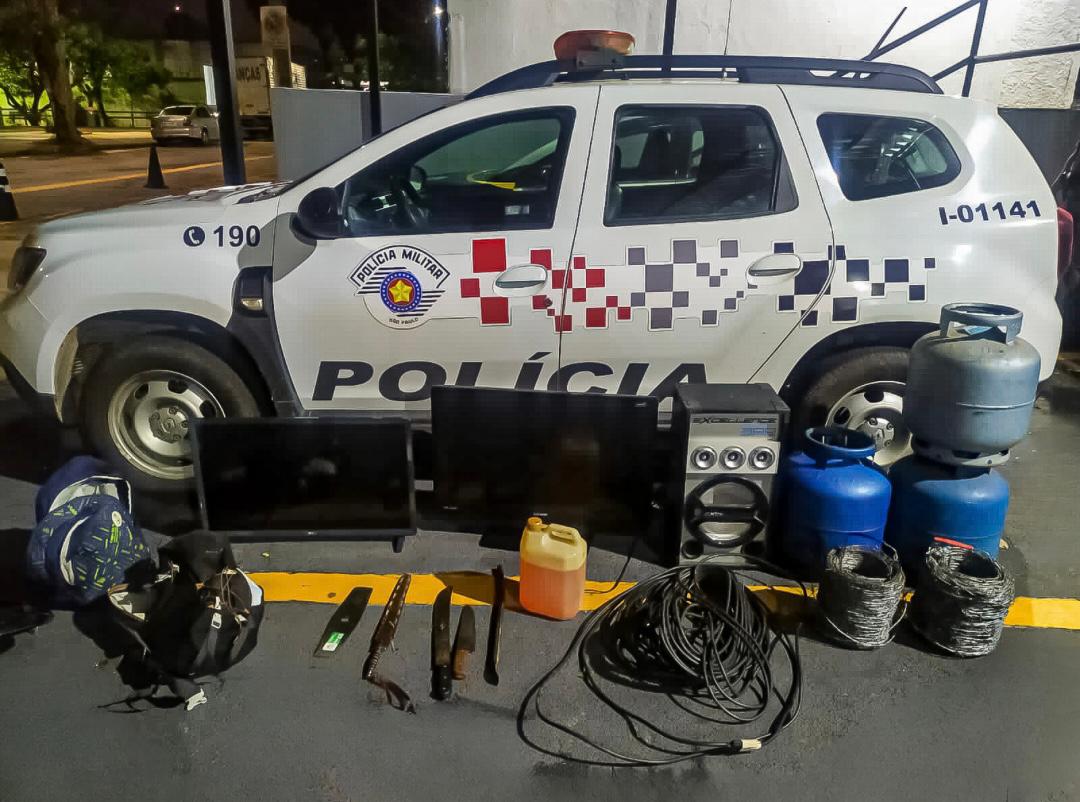 Trio é preso por furto a chácaras perto de São Francisco Xavier