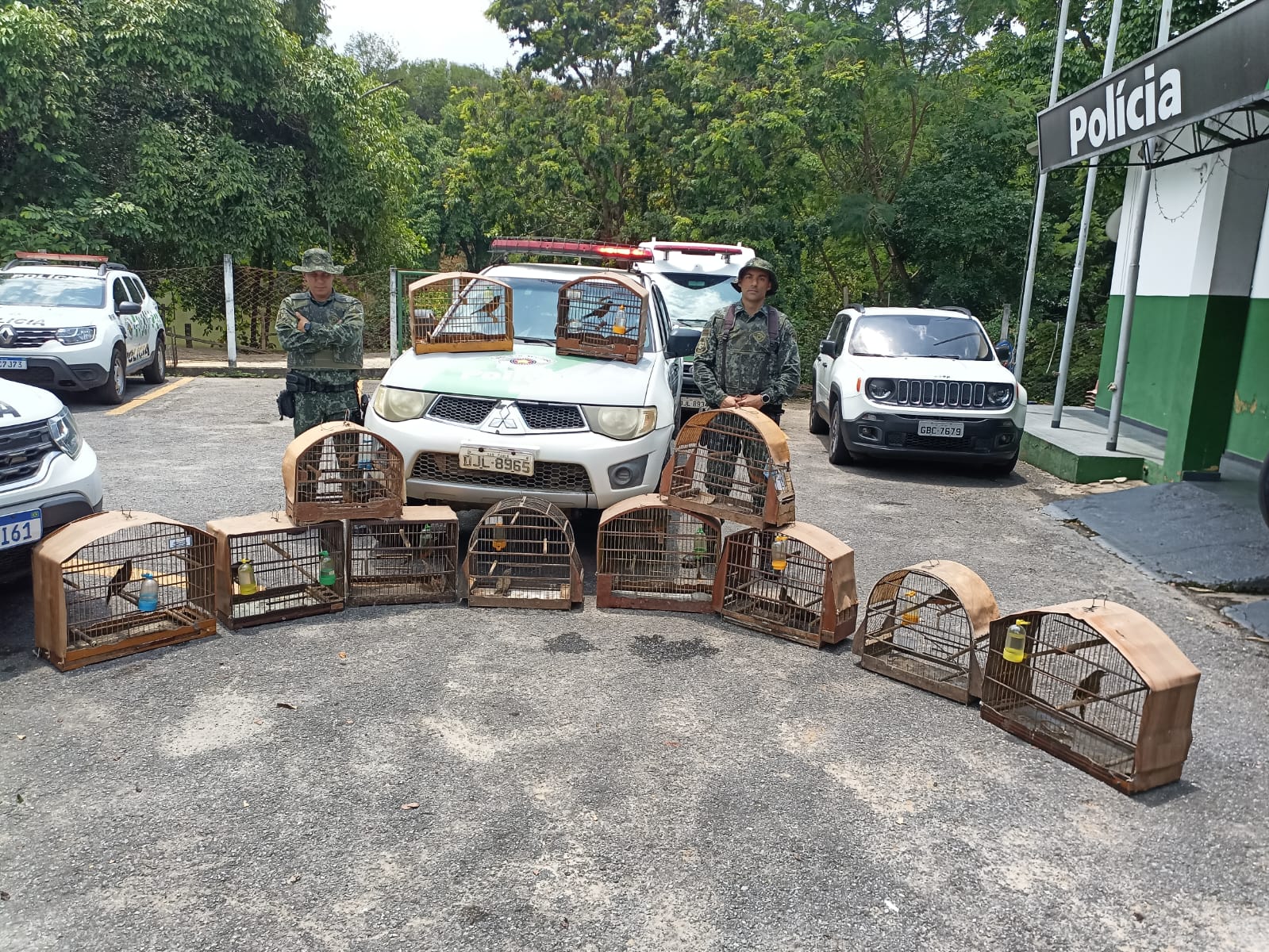 Homem é multado em R$ 5 mil após manter aves silvestres em situação irregular