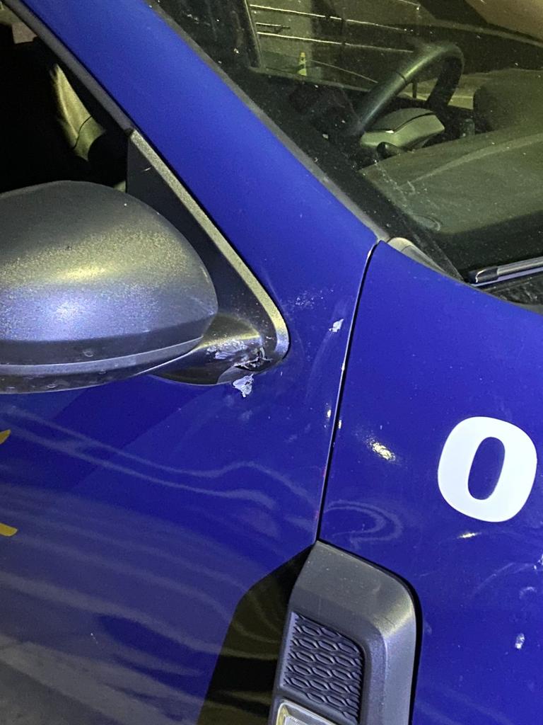 Viatura da Guarda é apedrejada em Campinas