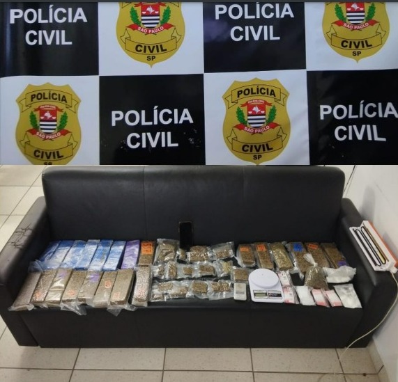 Dupla é presa por tráfico com 13,5kg de maconha em Ilhabela