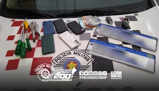 Quatro homens são presos por tentativa de furto, em Caçapava