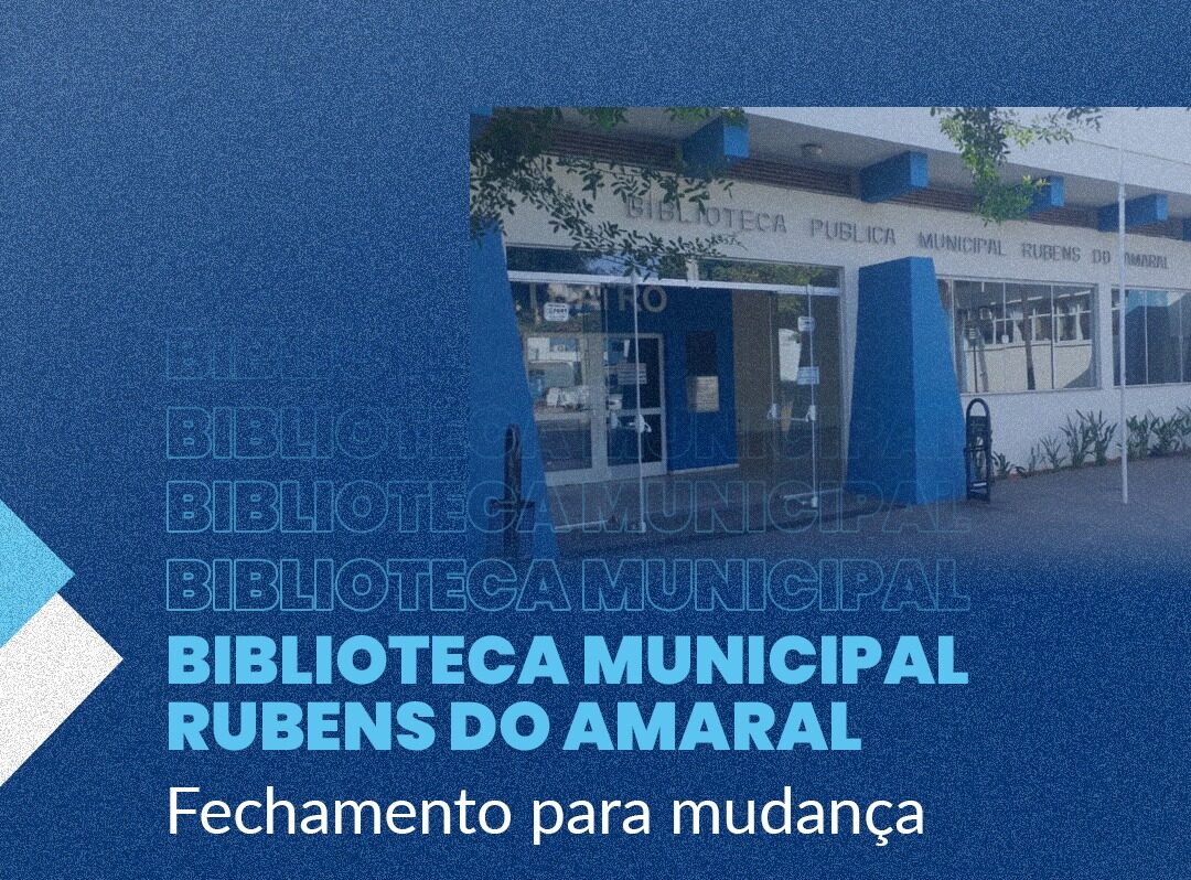 Encerramento do atendimento provisório da Biblioteca Municipal de Araçatuba