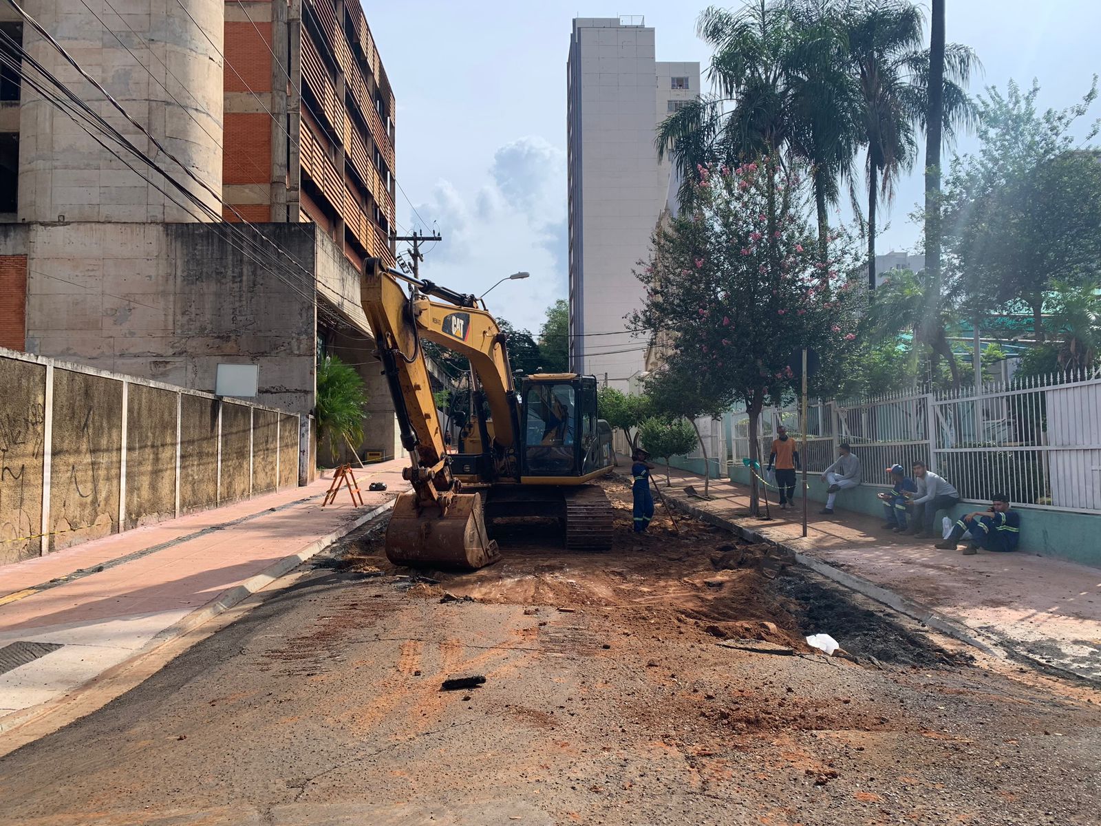 A partir de amanhã, obras do quadrilátero central serão suspensas