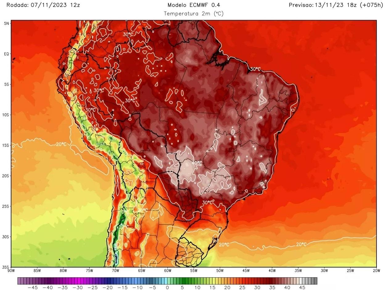 Defesa Civil alerta sobre forte onda de calor prevista para os próximos dias
