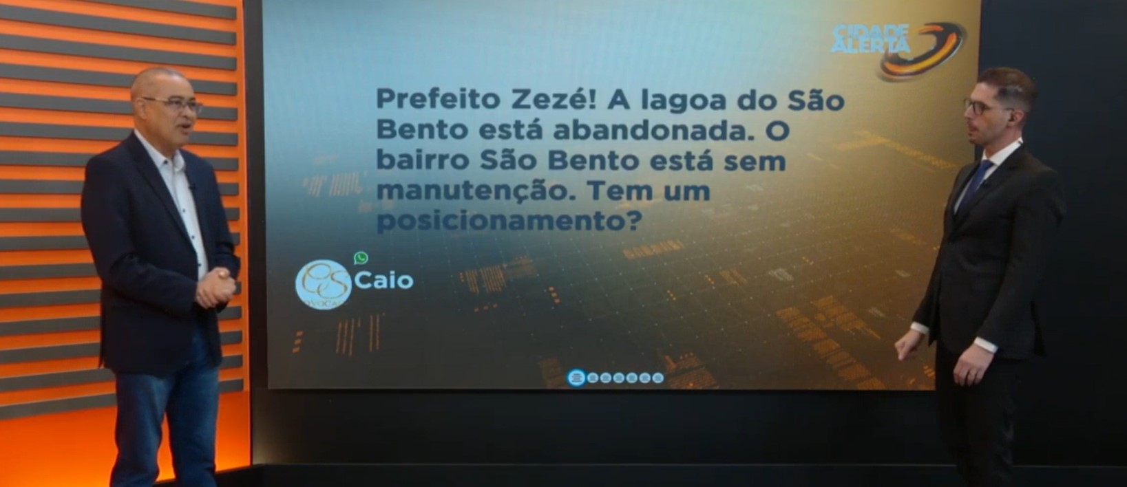 Prefeito de Hortolândia, Zezé Gomes, participa de novo quadro do Cidade Alerta