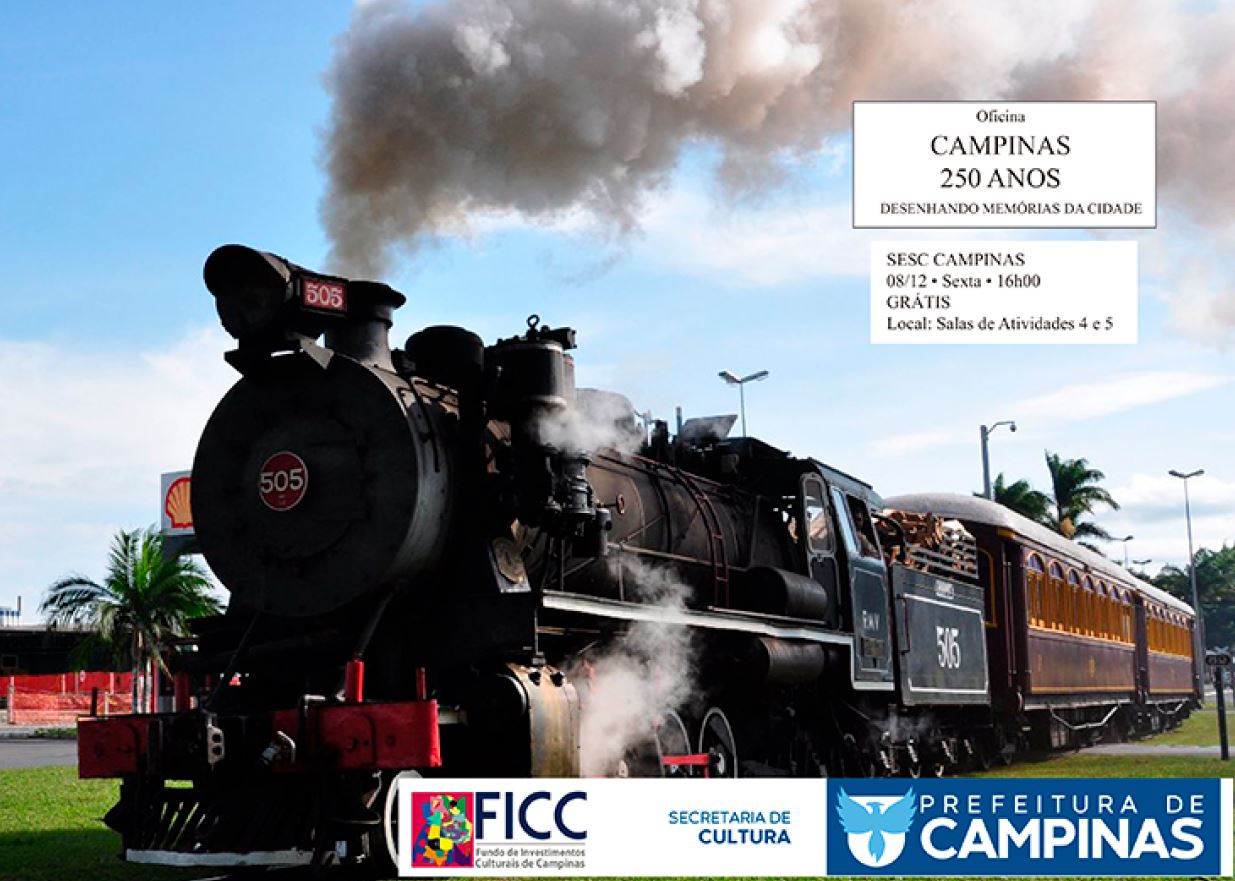 Oficina Campinas 250 anos - Desenhando Memórias da Cidade